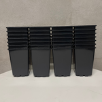 Hög fyrkantig kruka 9 x 9 x 13cm | 10-pack