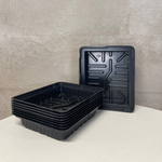 Låg botten till multipluggbrätte | 6-pack