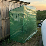 Mindre Växthus Snedtak 200x77x169/148 cm