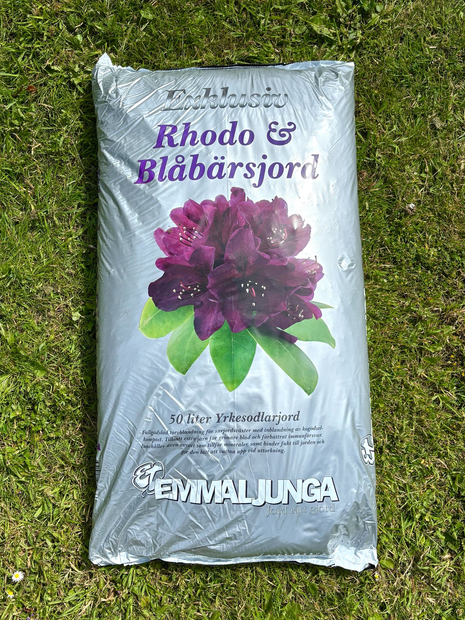 Exklusiv Rhodo- & Blåbärsjord 50 liter | Passar även till tebuskar | Emmaljunga