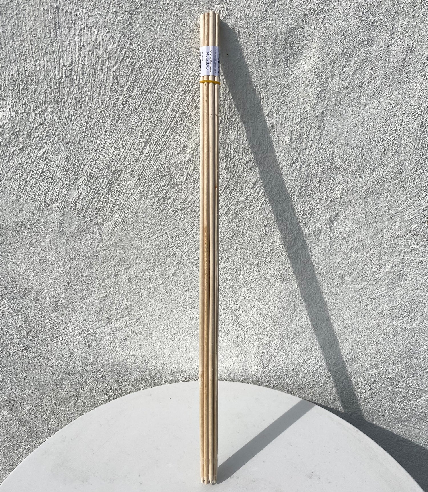 Blompinne trä natur 60cm 10st | Stöd, uppbindning & märkning