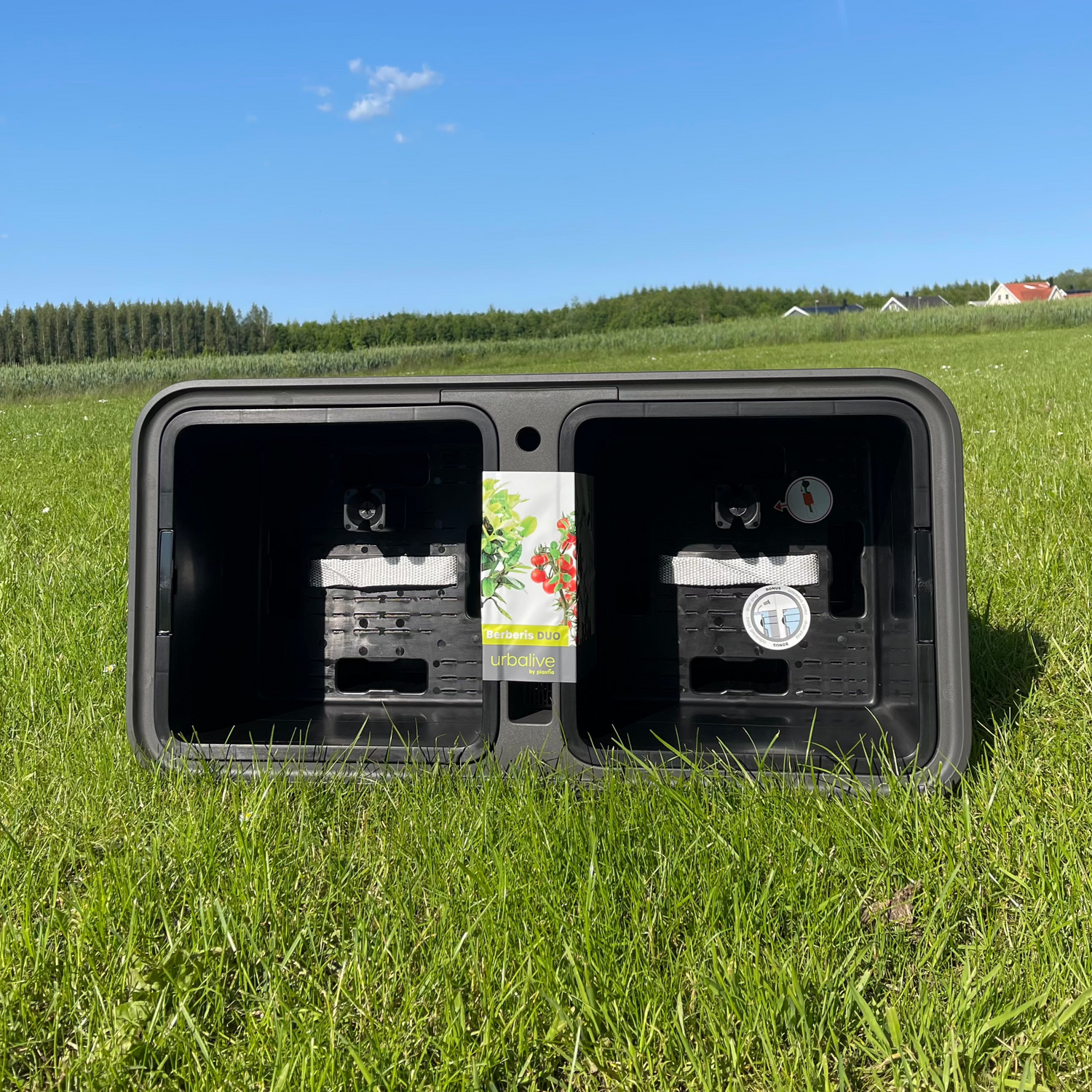 Odlingslåda Berberis DUO – Antracit