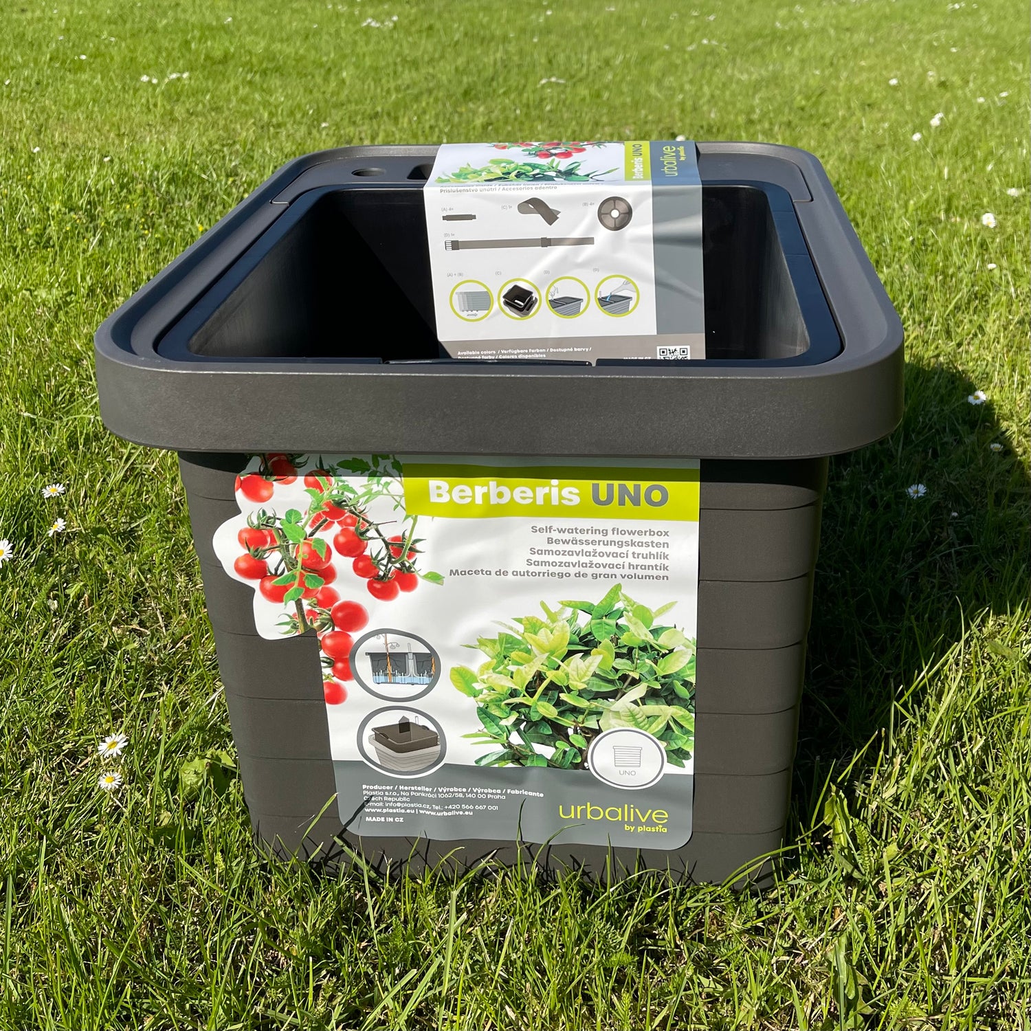 Odlingslåda Berberis UNO – Antracit