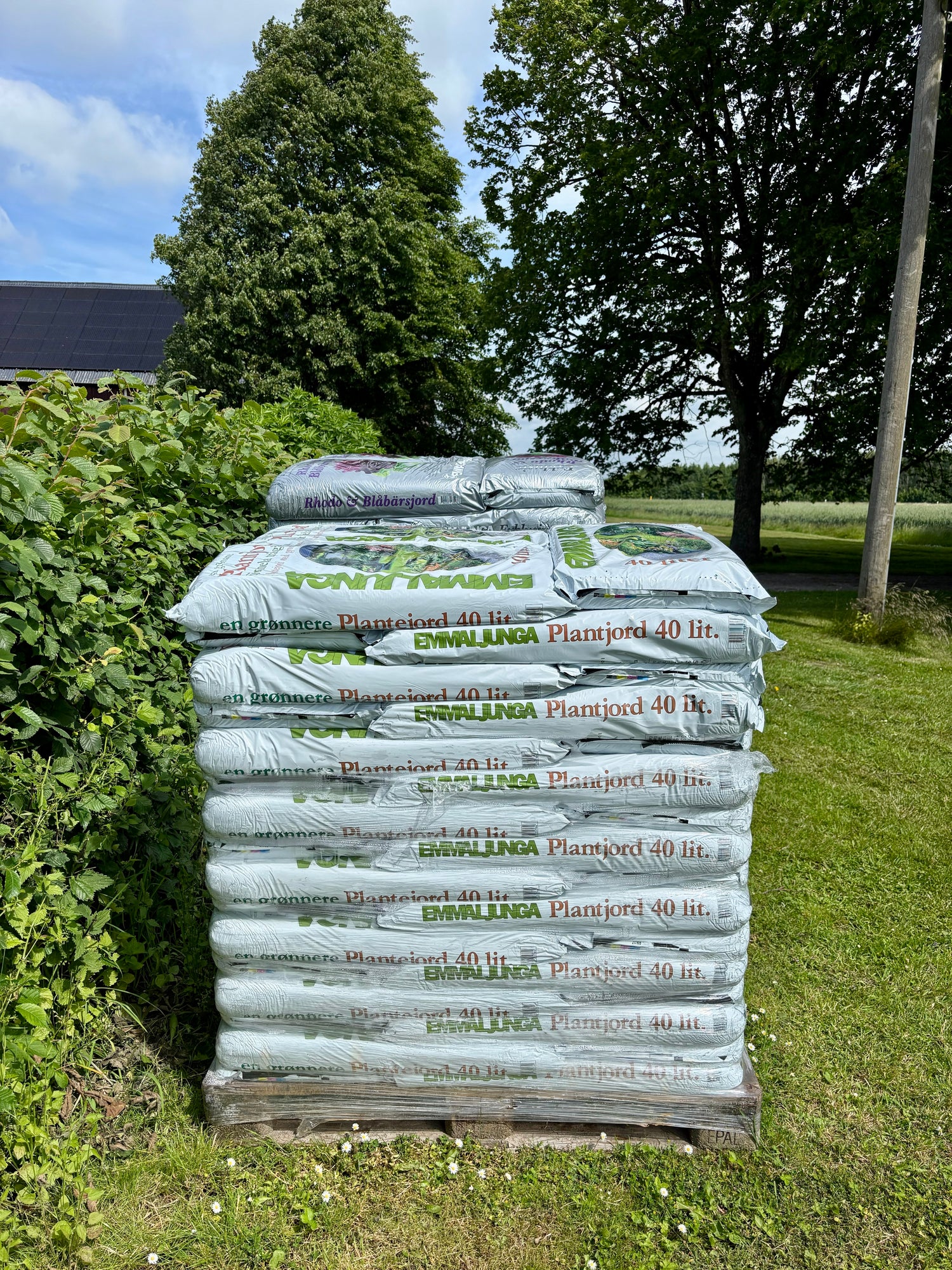 Planteringsjord med grönkompost 40 liter | Emmaljunga