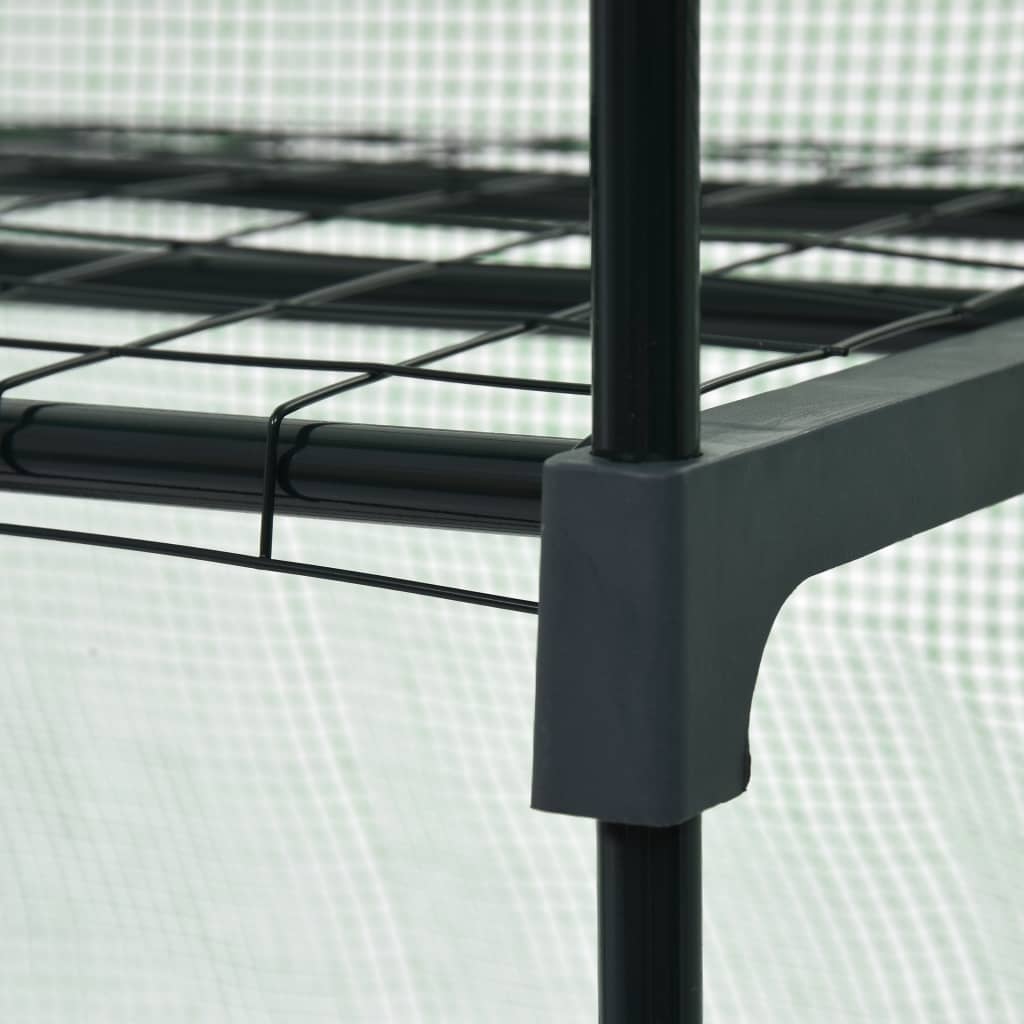 Drivhus / Miniväxthus med 3 hyllplan 69x49x125 cm